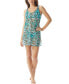 Фото #3 товара Quinn Snake-Print Tank Cover-Up Dress, Created for Macy's