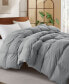 Cozy 360TC All Season Down Feather Fiber Comforter, Twin Серый, Близнец - фото #2