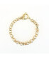 Фото #1 товара Round Chain Link Bracelet Gold