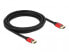 Фото #4 товара Кабель HDMI Delock Ultra High Speed Type A (стандарт) 3 м - 48 Gbit/s - Черный - Красный
