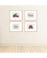 Фото #3 товара Merry Little Christmas Tree - Unframed Paper Wall Art - 4 Ct Artisms - 8 x 10 in