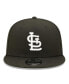 ფოტო #4 პროდუქტის Men's Black St. Louis Cardinals Team 9FIFTY Snapback Hat