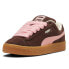 Фото #2 товара Puma Suede Xl Lace Up Womens Brown Sneakers Casual Shoes 39764814
