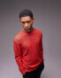 Фото #2 товара Topman knitted pointelle jumper in red