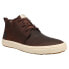 TOMS Carlo Mid Terrain Lace Up Mens Brown Sneakers Casual Shoes 10018857