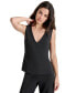 Фото #3 товара Women's V-Neck Zip-Back Sleeveless Top