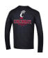 Фото #2 товара Men's Black Cincinnati Bearcats Team Stack Long Sleeve T-shirt