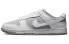 【定制球鞋】 Nike Dunk Low Retro 野鹤制造 复古未来系列 条纹风 耐磨 低帮 板鞋 男款 灰黑 特殊礼盒版 / Кроссовки Nike Dunk Low DJ6188-003