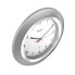 Фото #4 товара Mebus 19452 - Mechanical wall clock - Round - Silver - White - Plastic - Battery - AA