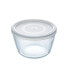 Фото #2 товара Круглая коробочка для завтраков с крышкой Pyrex Cook & Freeze 1,1 L 15 x 15 x 10 cm Прозрачный Силикон Cтекло (4 штук)