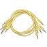 Black Market Modular Patch Cables 90mm Yellow (5-Pack)