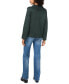 ფოტო #4 პროდუქტის Women's Wide-Collar Split-Neck Sweater