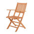 Garden chair Kate 51 x 60 x 90 cm Natural Acacia