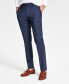 Фото #2 товара Men's Slim-Fit Wool-Blend Solid Suit Pants, Created for Macy's