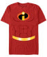 Фото #1 товара Disney Pixar Men's Incredibles Chest Costume Short Sleeve T-Shirt