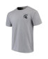 Men's Gray Michigan State Spartans Comfort Colors Campus Scenery T-shirt