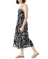 Фото #3 товара Women's Merisa Printed Open-Back A-Line Dress