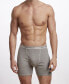 ფოტო #1 პროდუქტის Premium Cotton Men's 2 Pack Boxer Brief Underwear