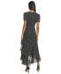 Фото #6 товара Women's Ruffled Polka Dot Maxi Dress