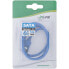 Фото #5 товара InLine SATA 6Gb/s Round Cable blue angled 90° with latches 0.5m