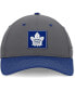 Фото #1 товара Men's Gray/Blue Toronto Maple Leafs 2024 Stanley Cup Playoffs Locker Room Adjustable Hat
