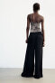 Фото #11 товара Широкие брюки с эластичным поясом ZARA