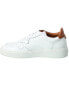 Aquatalia Dimitri Weatherproof Leather Sneaker Men's White 9.5