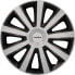 Фото #1 товара Goodyear 10623 “Memphis Carbon” Car Wheel Trims, 35 cm (14 Inches) Set of 4 Black/Silver