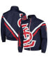 Men's Navy St. Louis Cardinals Exploded Logo Warm Up Full-Zip Jacket