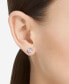 Silver-Tone Constella Crystal Stud Earrings
