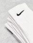 Nike everyday cushioned training crew socks 6 pack in white