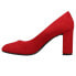 Фото #3 товара CL by Laundry Lofty Block Heels Pumps Womens Red Dress Casual LOFTY-25Z