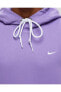 Solo Swoosh French Terry Pullover Hoodie Lila Erkek Sweatshirt