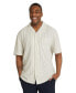 ფოტო #1 პროდუქტის Big & Tall Johnny g Hooper Relaxed Fit Knit Shirt