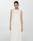 Фото #7 товара Women's Pleated A-Line Dress