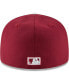 Фото #2 товара Men's Maroon Philadelphia Phillies Cooperstown Collection Wool 59FIFTY Fitted Hat