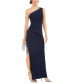 Фото #1 товара One-Shoulder Jersey Gown