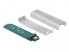 Delock 42634 - SSD enclosure - M.2 - M.2 - 10 Gbit/s - USB connectivity - Silver