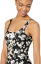 Фото #2 товара Derek Lam 10 Crosby Womens 185112 Laced Up Front One Piece Swimsuit Size S