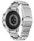ფოტო #3 პროდუქტის Unisex CZ Smart Wear OS Stainless Steel Bracelet Smart Watch 45mm