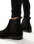 Walk London City Chelsea Boots In Black Suede Черный, 46 - фото #4