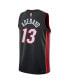 Men's and Women's Bam Adebayo Black Miami Heat Swingman Jersey - Icon Edition