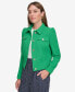 Фото #3 товара Women's Long-Sleeve Button-Front Jacket