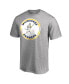 Фото #1 товара Men's Ash Milwaukee Brewers Cooperstown Collection Forbes T-shirt