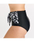 ფოტო #2 პროდუქტის Women's High Waisted Bikini Bottom With Front Tie