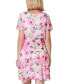 Фото #2 товара Petite Printed Ruffle-Tiered Chiffon Dress