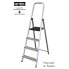 4-step folding ladder Antia Aluminium 152 x 42,5 x 12 cm