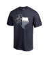 ფოტო #3 პროდუქტის Men's Navy Dallas Cowboys Hometown Collection T-shirt