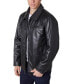 Фото #3 товара Men's Zipper Leather Jacket