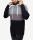 Men's Color Blocked Hooded Sweater